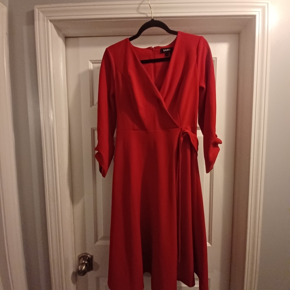 DKNY Scarlet Long Sleeve Dress - Picture 2 of 2